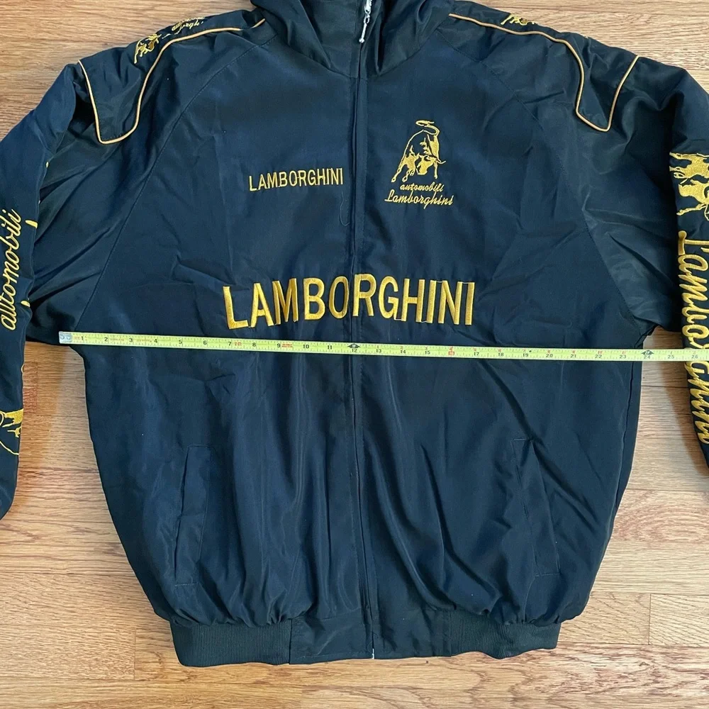 Formula 1 Lamborghini Racing Jacket Men’s F1 Embroidered Retro Y2k Unisex